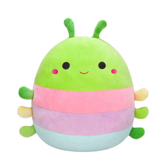 Squishmallows KellyToy Plush 8" Rutabaga The Catepillar Super Soft NEW with Tag - Picture 10 of 17